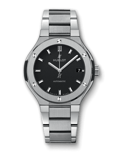 Hublot Classic Fusion 38 Titanium / Black / Bracelet