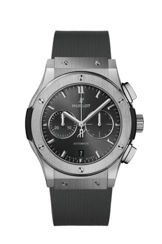 Hublot Classic Fusion 42 Chronograph Titanium / Racing Grey / Rubber