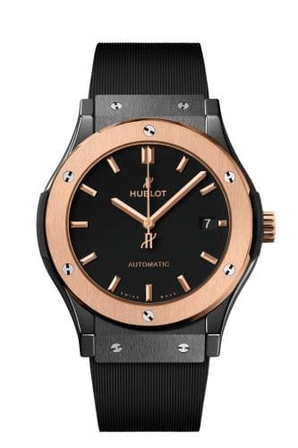 Hublot Classic Fusion 45 Ceramic - King Gold / Black / Rubber