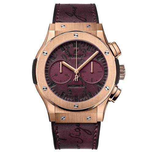 Hublot Classic Fusion 45 Chronograph Berluti Scritto Bordeaux