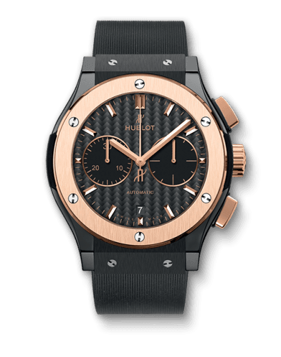 Hublot Classic Fusion 45 Chronograph Ceramic - King Gold / Black