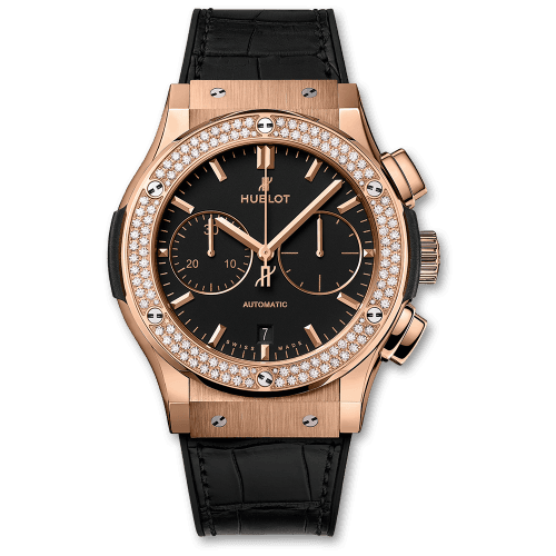 Hublot Classic Fusion 45 Chronograph King Gold / Diamonds