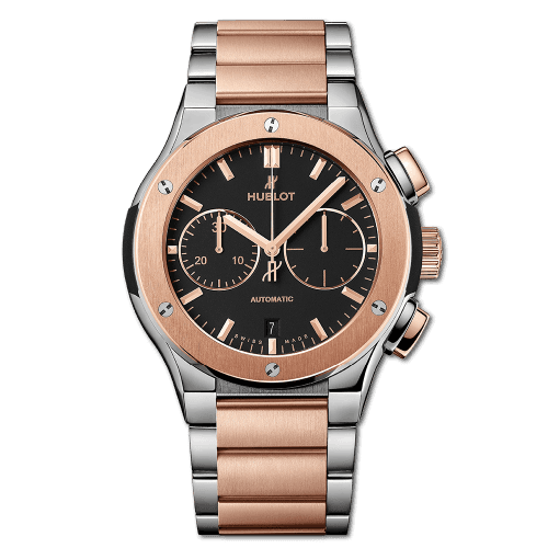 Hublot Classic Fusion 45 Chronograph Titanium - King Gold / Black / Bracelet