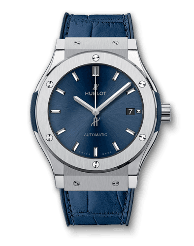 Hublot Classic Fusion 45 Titanium / Blue
