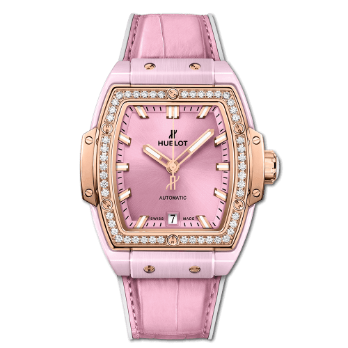 Hublot Spirit of Big Bang 39 Pink Ceramic / King Gold / Diamonds
