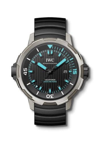 IWC Aquatimer Automatic 2000 Titanium / Black / Blue Lume / Rubber / Los Roques