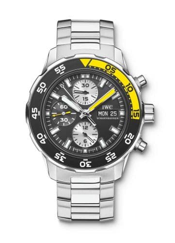 IWC Aquatimer Chronograph Stainless Steel / Black / Bracelet