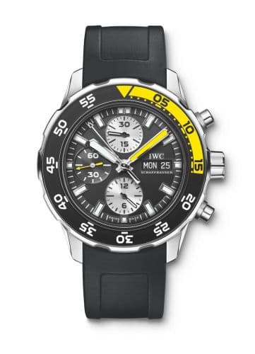 IWC Aquatimer Chronograph Stainless Steel / Black / Rubber
