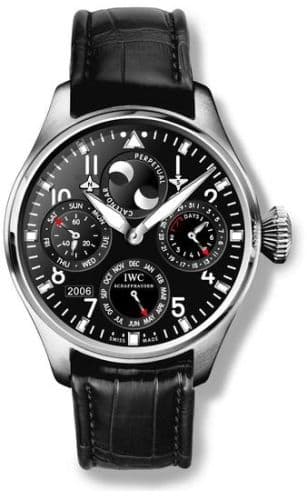 IWC Big Pilot Perpetual Calendar Platinum / Black / Sincere