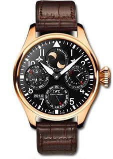 IWC Big Pilot Perpetual Calendar Red Gold / Black / Salto Angel