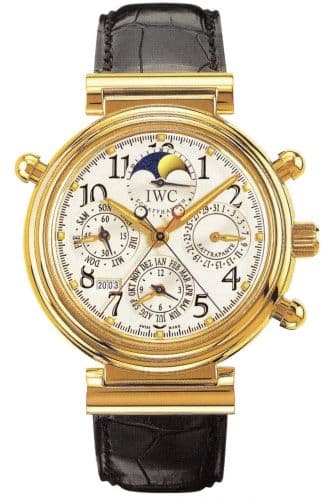IWC Da Vinci Perpetual Rattrapante Rose Gold / Silver / English