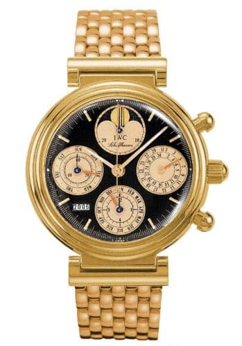 IWC Da Vinci Perpetual Red Gold / Black / English / Bracelet