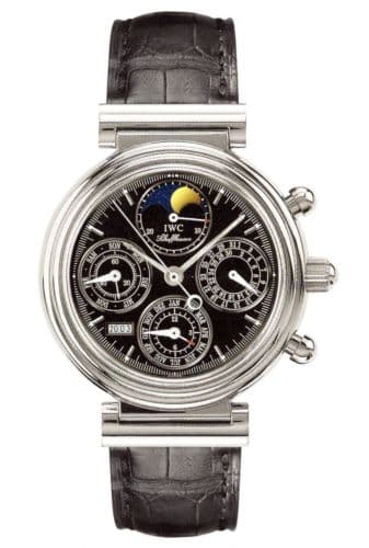 IWC Da Vinci Perpetual Stainless Steel / Black / English