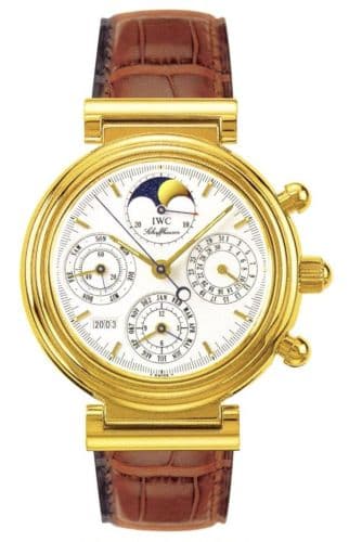 IWC Da Vinci Perpetual Yellow Gold / White / English