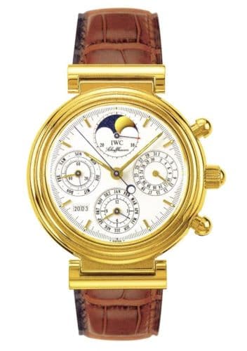 IWC Da Vinci Perpetual Yellow Gold / White / Italian