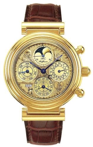 IWC Da Vinci Tourbillon Leonardo Yellow Gold / English