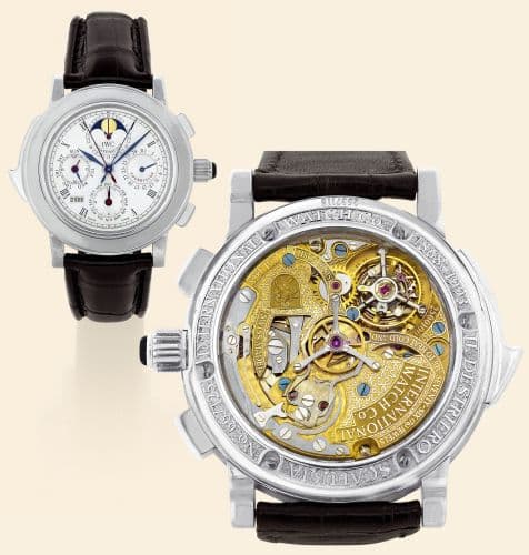 IWC Destriero Scafusia Platinum / English