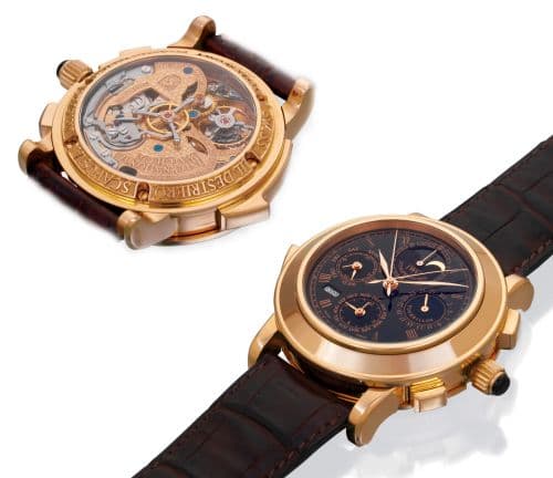 IWC Destriero Scafusia Red Gold / Black / English