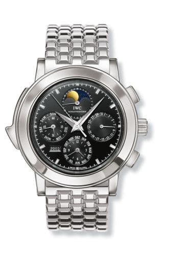 IWC Grande Complication 3770 Platinum / Black / German / Bracelet