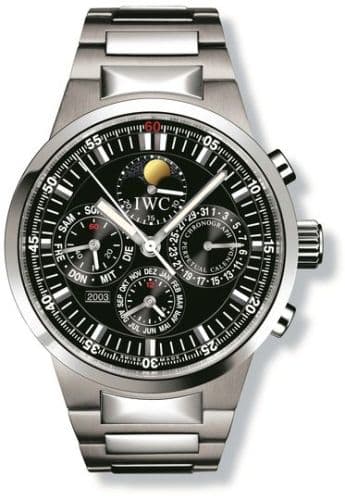 IWC GST Perpetual Calendar Stainless Steel / Black / English