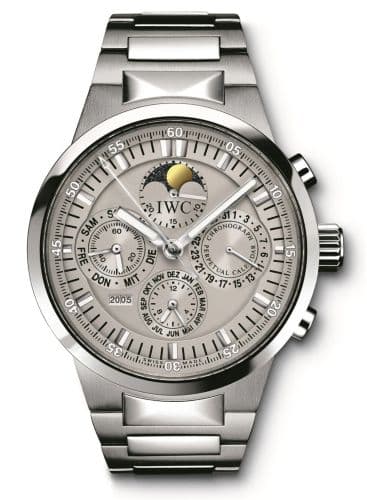 IWC GST Perpetual Calendar Stainless Steel / Grey / English