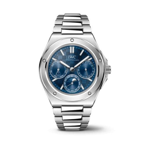 IWC Ingenieur Perpetual Calendar Stainless Steel / Blue