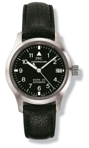IWC Lady Pilot's Watch Mark XII Stainless Steel / Black / Strap
