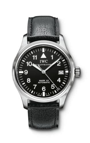 IWC Pilot's Watch Mark XV Stainless Steel / Black / Strap