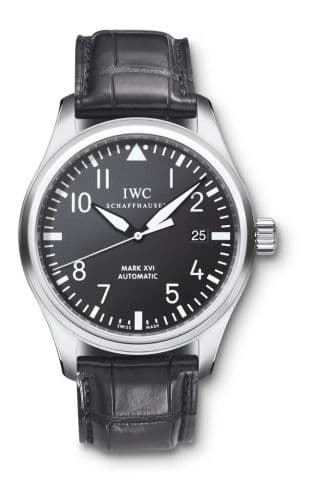 IWC Pilot's Watch Mark XVI Stainless Steel / Black / Strap