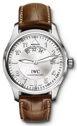 IWC Pilot's Watch Spitfire UTC Stainless Steel / Silver / Strap