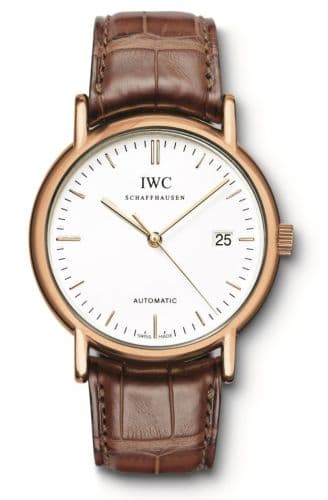 IWC Portofino Automatic / Rose Gold / White / Strap