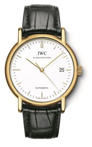 IWC Portofino Automatic / Yellow Gold / White / Strap