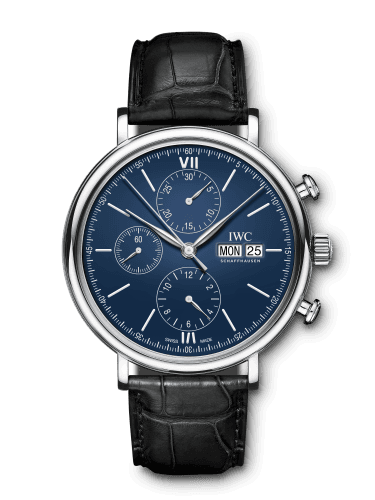 IWC Portofino Chronograph 150 Years Stainless Steel / Blue