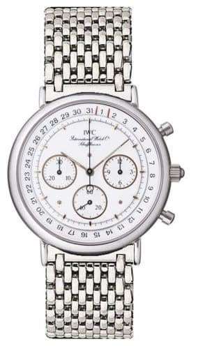 IWC Portofino Chronograph MecaQuartz Stainless Steel / White / Bracelet