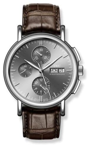 IWC Portofino Chronograph White Gold / Ardoise