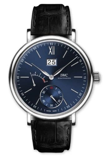 IWC Portofino Hand-Wound Big Date White Gold / Laureus Charity Night Milano 2016