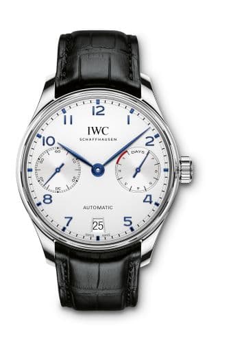 IWC Portugieser Automatic 5007 Stainless Steel / Silver - Blue Numerals