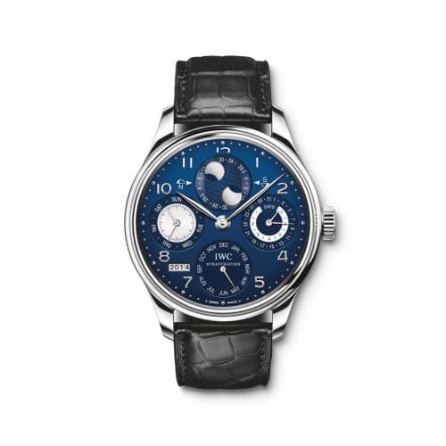 IWC Portugieser Perpetual Calendar 5032 White Gold / Blue