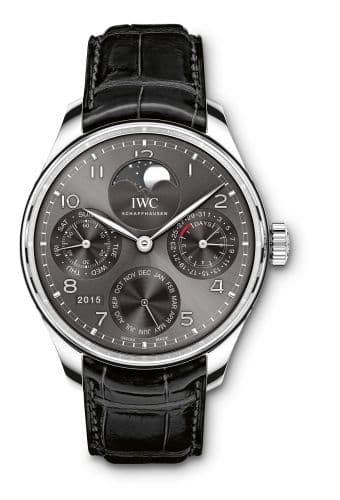 IWC Portugieser Perpetual Calendar Single Moon White Gold / Ardoise