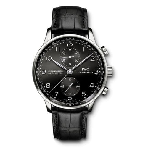 IWC Portuguese Chrono-Automatic Stainless Steel / Black