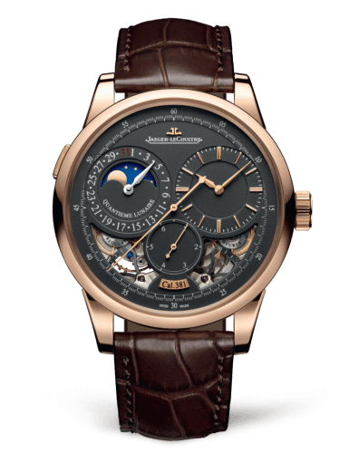 Jaeger-LeCoultre Duomètre à Quantième Lunaire Pink Gold / Grey