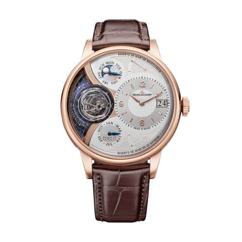 Jaeger-LeCoultre Duomètre Heliotourbillon Perpetual Pink Gold / Silver