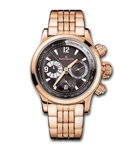 Jaeger-LeCoultre Master Compressor Chronograph Pink Gold Bracelet Grey