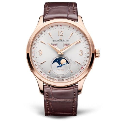 Jaeger-LeCoultre Master Control Calendar Pink Gold / Silver / Alligator