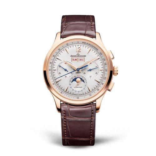 Jaeger-LeCoultre Master Control Chronograph Calendar Pink Gold / Silver / Alligator
