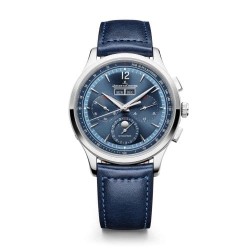 Jaeger-LeCoultre Master Control Chronograph Calendar Stainless Steel / Blue