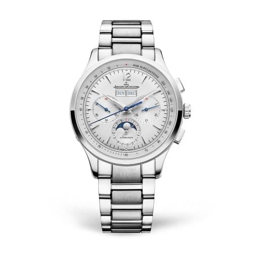 Jaeger-LeCoultre Master Control Chronograph Calendar Stainless Steel / Silver / Strap + Bracelet