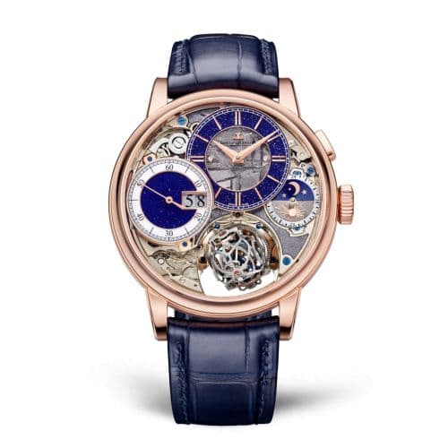 Jaeger-LeCoultre Master Grande Tradition Gyrotourbillon 3 Pink Gold / Blue