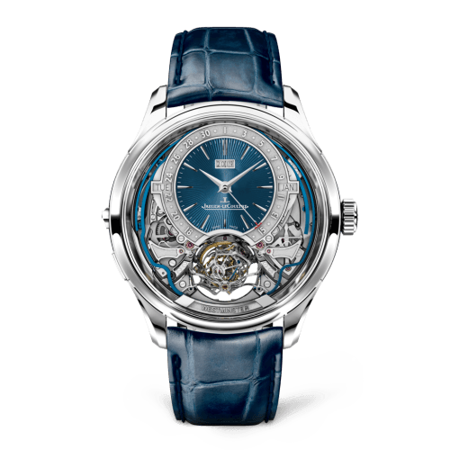 Jaeger-LeCoultre Master Grande Tradition Gyrotourbillon Westminster Perpetual White Gold / Blue