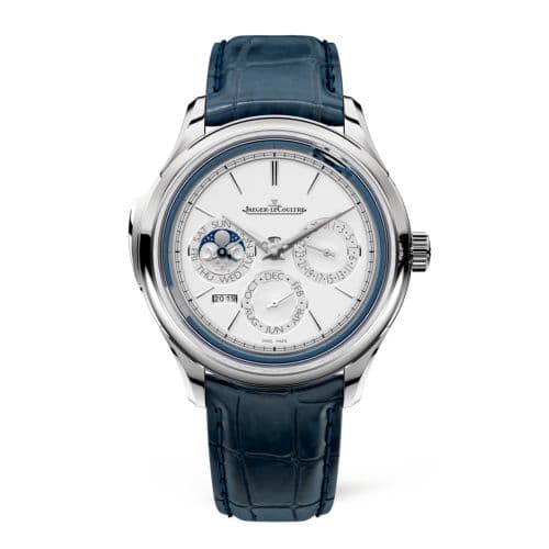 Jaeger-LeCoultre Master Grande Tradition Minute Repeater Perpetual Calendar White Gold / Silver / Alligator